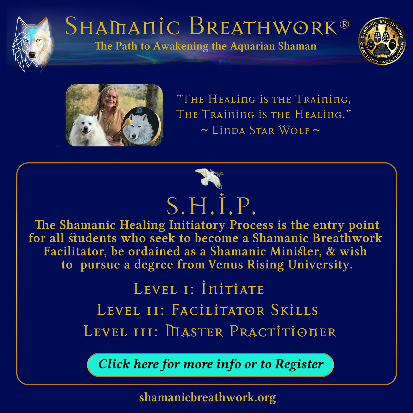 Shamanic Breathwork&trade; with Star Wolf - The Path to Awakening the Aquarian Shaman
